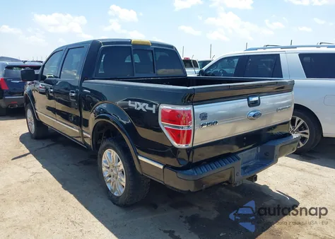2011 Ford F-150 Platinum from USA, damaged, VIN 1FTFW1ET3BFB61377